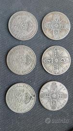 Monete britanniche in argento