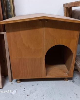 Cuccia per cane in legno - fatta su misura