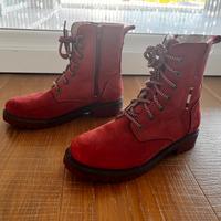 Tamaris stivali invernali rosso mattone