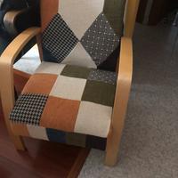 Poltroncina stile patchwork