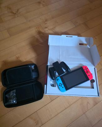 Nintendo Switch V1 completa + scatola, dock, Joy-C