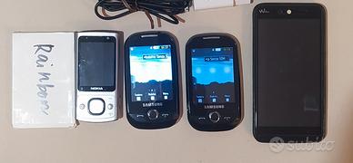 Lotto 4 cellulari Samsung Nokia Wiko