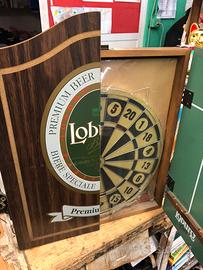 Bersaglio con frecce con struttura in legno Birra