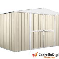 Box in lamiera di Acciaio 360x260cm 9mq avorio