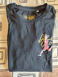 Maglietta AS Roma - Dybala taglia M-L 100% cotone.