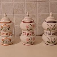 Set 3 Barattoli in ceramica