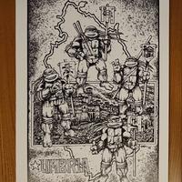 Stampa Tartarughe Ninja UmbriaCON 2024 K. Eastman