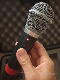 RICEVITORE WIRELESS CON MICROFONO 