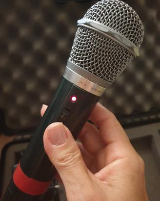 RICEVITORE WIRELESS CON MICROFONO 