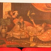 Tela antica dipinta a mano