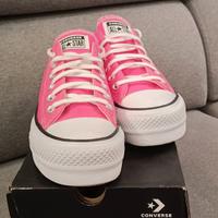 Converse All Star Platform rosa fluo
