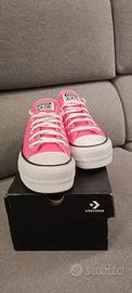 Converse All Star Platform rosa fluo