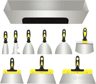 Set di spatole per Stucco per cartongesso 10 pezzi