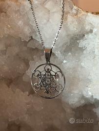 Ciondolo metatron acciaio inox
