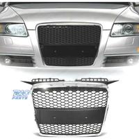 GRIGLIA AUDI A3 8P 05-08 LOOK RS CROMATO NERO