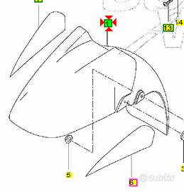 -Parafango ant Yamaha XC Versity 300 5SEF151100P5