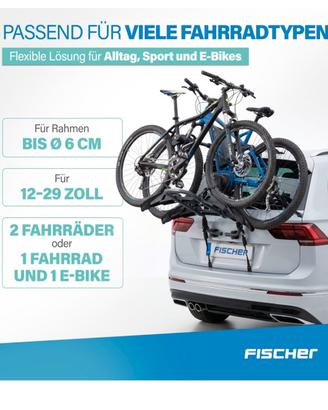 Porta bici per portellone auto