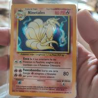 carta Pokémon ninetales olografica