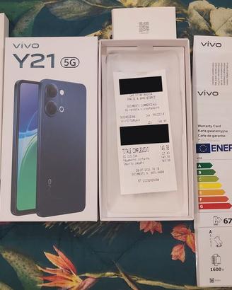 Vivo Y21 5G - Smartphone 4+4Gb RAM 128Gb Blue