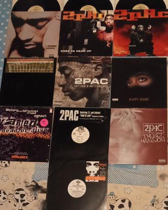 2pac Lotto 10 x Vinile 12 Tupac
