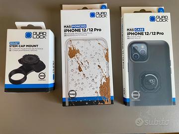 Quad Lock Bike Kit iPhone 12/12 Pro NUOVO MAI USAT