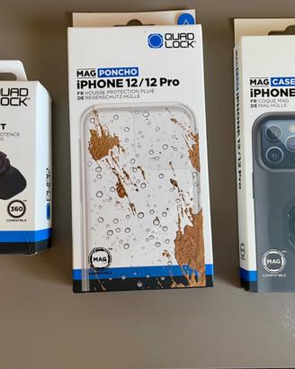 Quad Lock Bike Kit iPhone 12/12 Pro NUOVO MAI USAT
