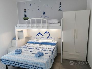 Lido Marini appartamenti con 2 bagni 250m spiaggia