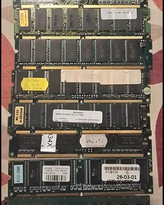 Memoria RAM SIM DIMM SDRAM DDR Vari
formati