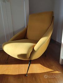 Divano anni 60, 3 elementi, 4 posti
