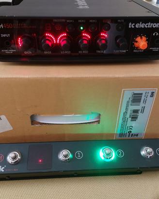 TC Electronic footswitch RC4, per testata RH 450