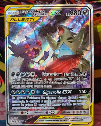 Pokemon Mega Sableye e Tyranitar GX-Alt Art