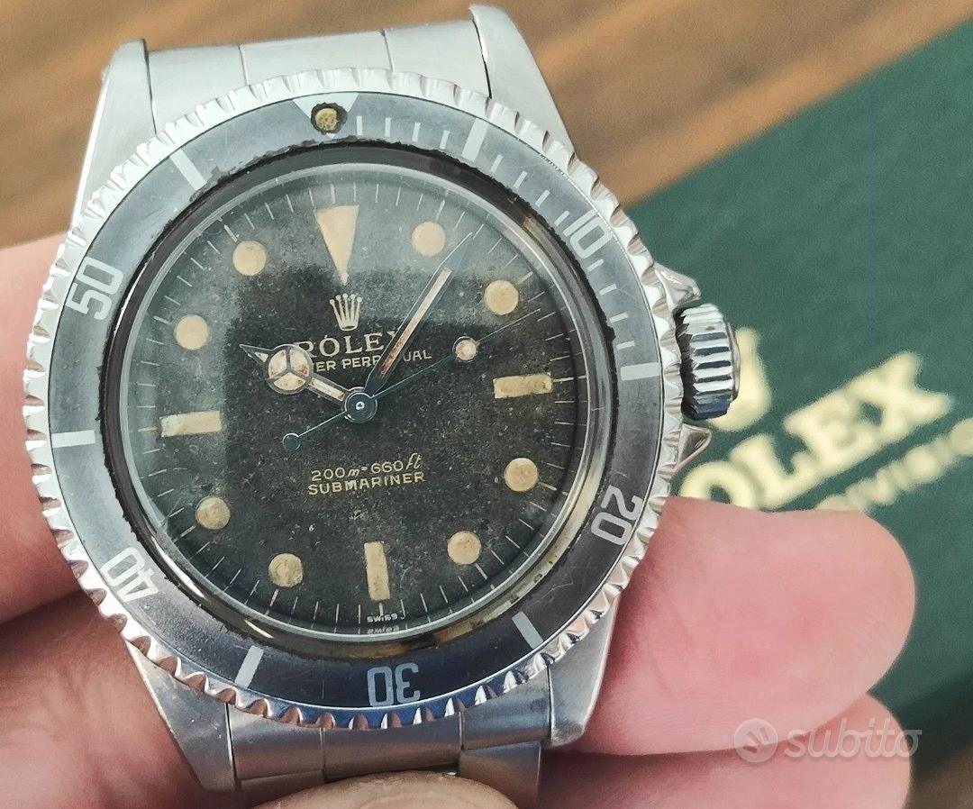 ROLEX SUBMARINER 5512 EAGLE BEAK GILT 1962 RARO Abbigliamento e Accessori In vendita a Cagliari