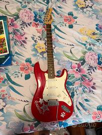 Chitarra Elettrica Cort Stratocaster Rossa
