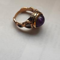 Anello oro 9 kt con vano segreto