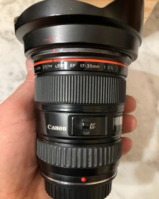 Obiettivo canon EF 17-35 f2.8
