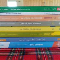 Libri di testo per scuole superiori/liceo di varie