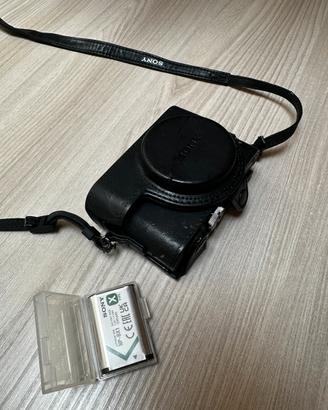 Sony RX100 – batteria NP-BX1 + custodia originale