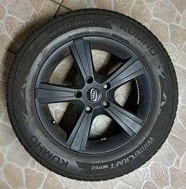4 Pneumatici Completi Cerchioni con Gomme da Neve