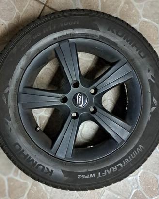 4 Pneumatici Completi Cerchioni con Gomme da Neve