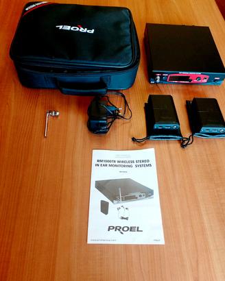 chitarra con ear wireless PROEL