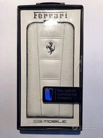 COVER IN VERA PELLE ORIGINALE FERRARI per Iphone 6