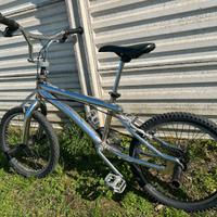 2 bmx argento e rossa