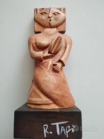 Roland Tapì Scultura in terracotta 