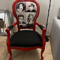 Poltrona stile barocco