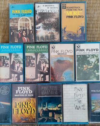 Collezione musicassette dei Pink Floyd 