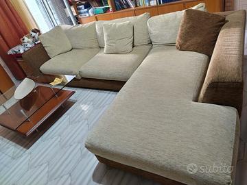 divano angolare beige/crema