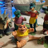 Disney dinosauri show tv figure giocattolo vintage