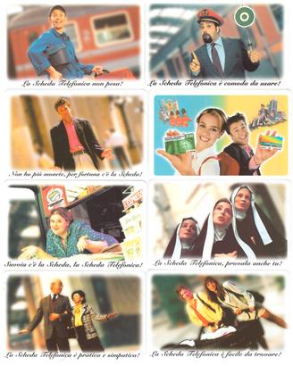 SCHEDE TELEFONICHE NUOVE IN SERIE