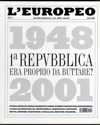 L'Europeo 2005 n. 2 — PRIMA REPUBBLICA 1948-2001