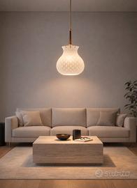 Lampadario vintage G.T. Illuminazione anni  '70